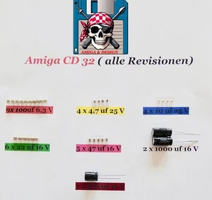 🕹 AMIGA CD32 Kondensatoren / Amiga CD 32 Kerkos - Elko SMD /Capacitor / Recap / - Bild 1 von 3