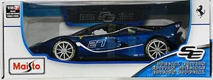 Ferrari FXX-K Evo azul fundido a presión Maisto 1/18 - Imagen 1 de 5