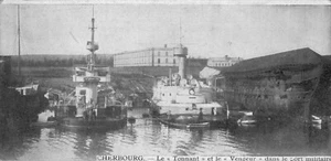 C.P.A / BATEAUX DIVERS / CHERBOURG LE TONNANT ET LE VENGEUR - Picture 1 of 2
