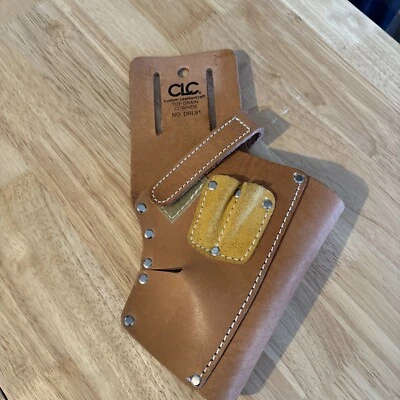 CLC Custom Leathercraft Top Grain Cowhide No. DRL91 Drill Holster Great Cond - Image 1 of 4