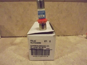 Cooper Bussmann TPA40, Fusibile TPA, 40 Ampere - Confezione da 5 - Foto 1 di 1