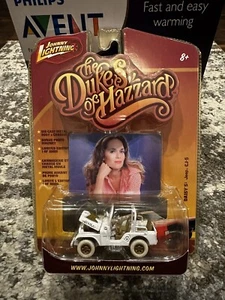 JL WL JOHNNY WHITE LIGHTNING JEEP CJ-5 DUKES OF HAZZARD R2 #5 DAISY'S - Picture 1 of 2