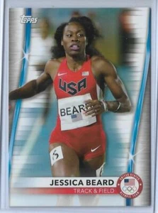 2020 TOPPS OLYMPICS JESSICA BEARD ROOKIE CARD #66 ~ USA TRACK 2021 ~ QTY - Picture 1 of 2