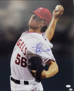 JERED WEAVER Signed LA Angels 16x20 Photo (JSA Basic COA) - Picture 1 of 3
