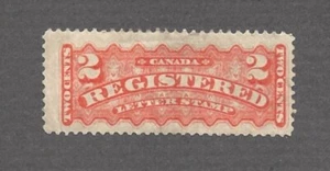 Canada Stamp F1, Two Cent Registration, MNH, Gum Dist., Fine, CV +/- $150.00 - Picture 1 of 2