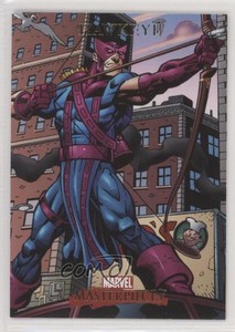 2007 Upper Deck Fleer Marvel Masterpieces SkyBox Hawkeye #35 1u6