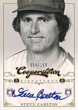 STEVE CARLTON 2012 Panini Cooperstown Autograph HOF/199 Philadelphia Phillies