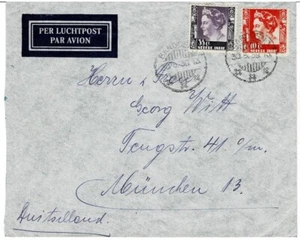 Netherlands Dutch India Lupo Letter Bandoeng 30.6.1939 Nach Munich Used - Bild 1 von 2