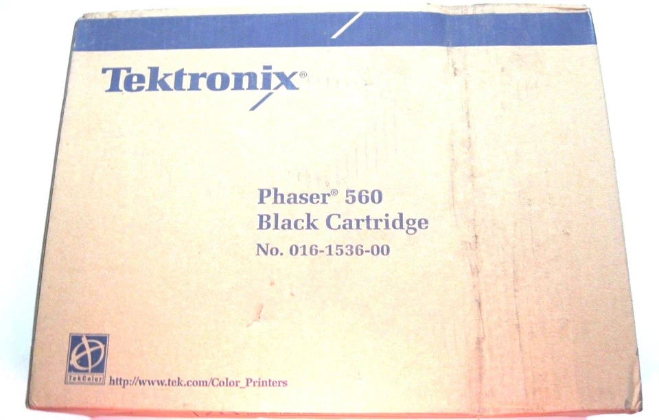 Tektronix 016-1536-00 Black Standard Capacity Toner for Phaser 560 - Image 1 of 1