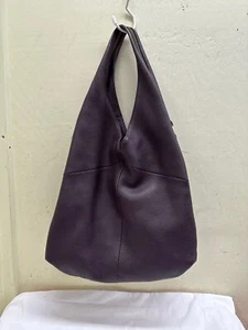Pour la Victoire Purple Leather Hobo Shoulder Purse Bag AS IS - Wear - Picture 1 of 20