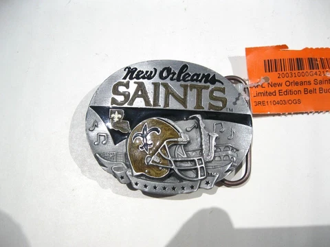 New Orleans Saints Belt Buckle Cover