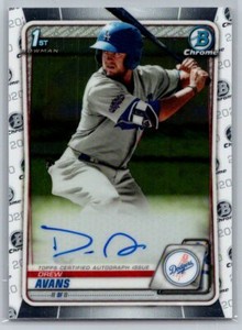 2020  Bowman Chrome #CPA-DA Drew Avans Auto (B)