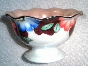 Goldcastle Hand Painted CHIKUSA Made in Japan Floral Nut or Candy Dish -Flowers - Picture 1 of 6