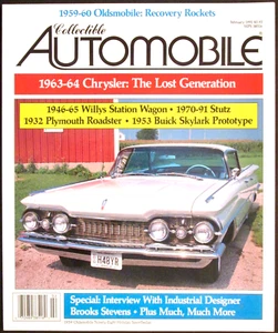 COLLECTIBLE AUTOMOBILE Feb 1991 - Picture 1 of 2