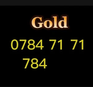 VIP Gold Mobile Number Easy Memorable SIM Platinum Diamond Business EE - Zdjęcie 1 z 1