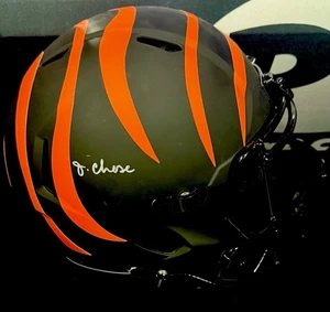 Ja’Marr Chase Signed Autographed Cincinnati Bengals Full Size REPLICA Helmet JSA - Picture 1 of 2