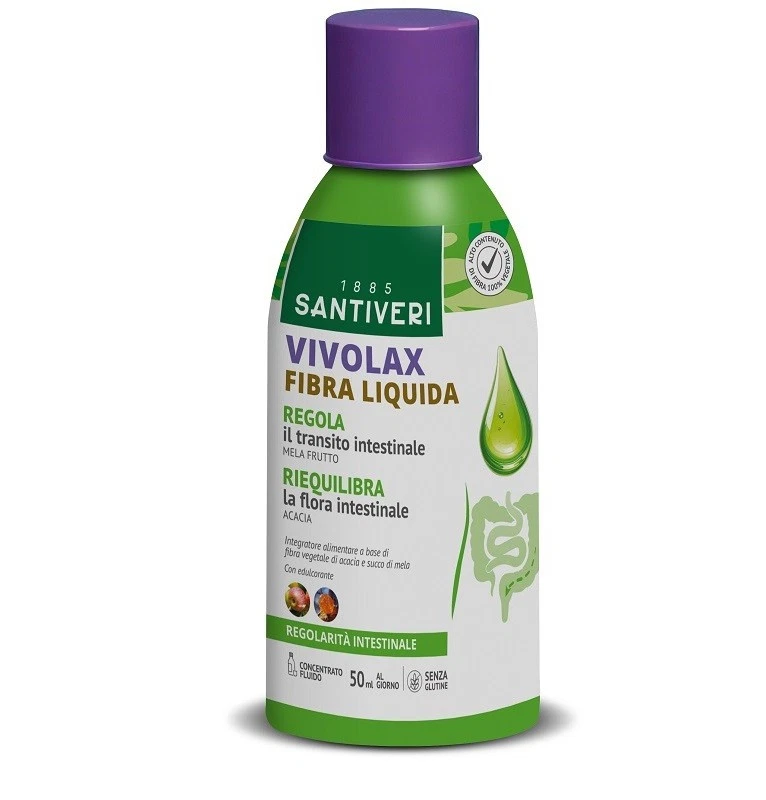SANTIVERI VIVOLAX FIBRA LIQUIDA 500ml Per Favorire il Transito Intestinale