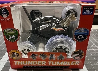 Thunder Tumbler Wireless Remote Control Spinning Car Black New in Box - Image 1 of 4