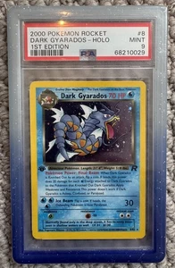 Pokémon TCG 1st Ed Dark Gyarados Holo Card Team Rocket PSA 9 - Picture 1 of 2