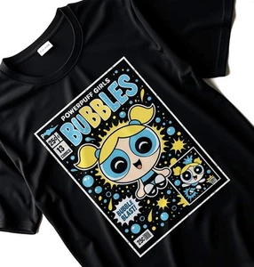 Powerpuff Girls T-Shirt Pop Style Bubbles 90s Cartoon Nostalgia Tee S–4XL - Picture 1 of 4