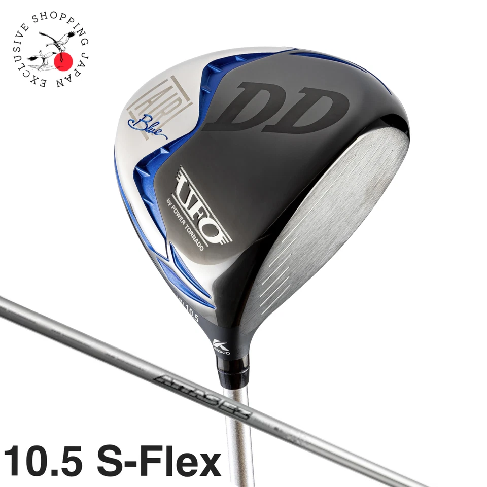 Kasco UFO Air DD by Power Tornado Driver 10.5 S-Flex ATTAS EZ 370 Graphite Shaft - Image 1 of 4