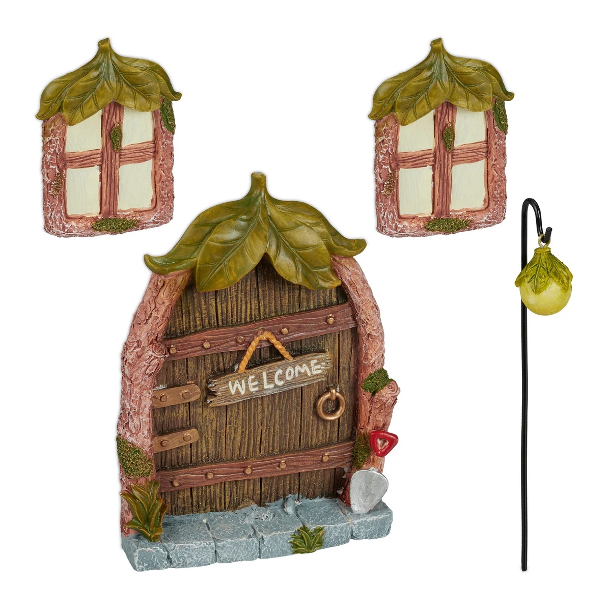 Gartenfee Metallstatue - 25x23 Cm, Schwarze Feen-Deko Für Zaun, Garten & Hof