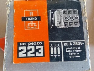 TESSIN WANDSICHERUNGSHALTER TC223 TAGESMONTAGE (1960 x SAMMLER) - Bild 1 von 8