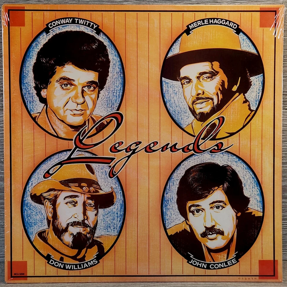 Various-country Legends 1986 USA Vinyl LP Mca5696