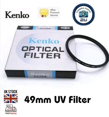 Kenko 49mm UV Digital Filter Lens Protector for Digital Camera UK Stock - Image 1 of 4