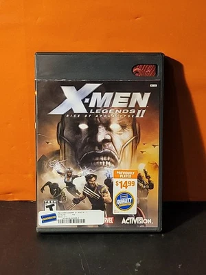 X-Men Legends II Rise of Apocalypse (Sony Playstation 2, 2004) CIB ~ Please Read - Image 1 of 3