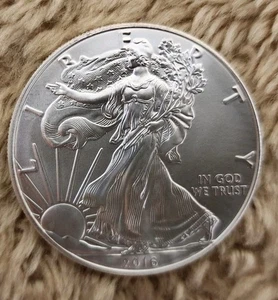 VEREINIGTE STAATEN 2016 SILBER PROOF DOLLAR EAGLE PERFEKT!!! - Bild 1 von 3