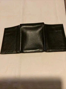 Dockers schwarze Herren-Geldbörse aus echtem Leder mit Dreifachfaltung gebraucht - Bild 1 von 5