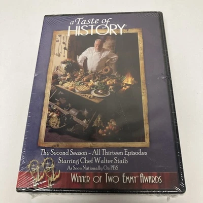 A Taste of History Season 2.  Two.  (4 DVD) Chef Walter Staib. - Image 1 of 3