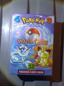 1999 Pokemon TCG Water Blast Jungle Factory SEALED Theme Deck Mint Holo Card - Picture 1 of 5