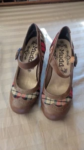 Y2K MUDD karierte Absatzschuhe Größe 6,5 - Bild 1 von 6