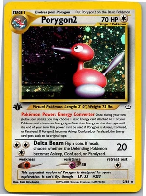 Porygon2 - Neo Revelation 12/64 - Holo Rare - NM - 1st Edition - Image 1 of 2