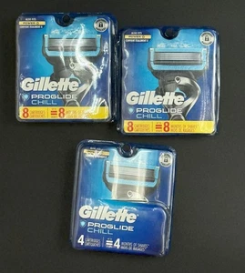 Gillette ProGlide Chill Razor Blades 20ct 🪒 8x2 + 4 Lot • Damaged Packs READ - Picture 1 of 6