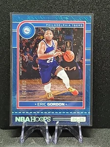 ERIC GORDON 2024-25 NBA Hoops Basketball Blue Shimmer /299 Color Match 76ers - Picture 1 of 2