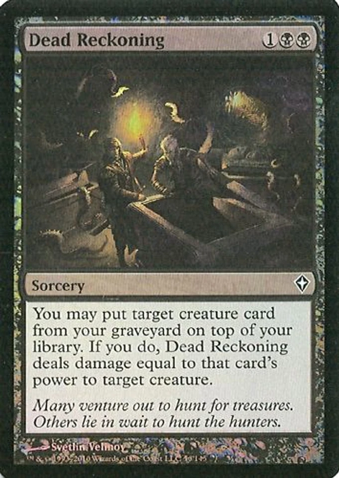 MTG - Worldwake - Dead Reckoning - 2X - Foil - NM - Image 1 of 1