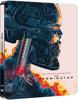 THE TERMINATOR (1984) 40th Anniv Limited Edition 4K UHD Blu-Ray Steelbook NEW - Image 1 of 4