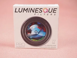 Kit filtro polarizzatore circolare e protezione UV Luminesque 77 mm UVS-CPKS77 NUOVO - Foto 1 di 3