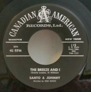 Santo & Johnny THE BREEZE AND I (ROCK N ROLL 45) #115 SPIELT SEHR GUTER ZUSTAND + NAH AN SEHR GUTER ZUSTAND +++ - Bild 1 von 4