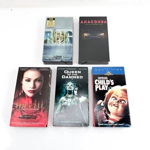 5 90er Horror Thriller VHS Lot The Ring The Cell Queen of the Damned Anaconda - Bild 1 von 4