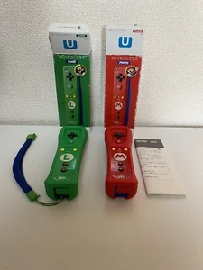 Nintendo Wii controller remote control Mario Luigi 2 piece set with box Japan - Foto 1 di 9