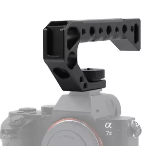 Universal Cold Shoe Mount Lightweight Top Handle Grip for DSLR Camera Cage Rig - Picture 1 of 12