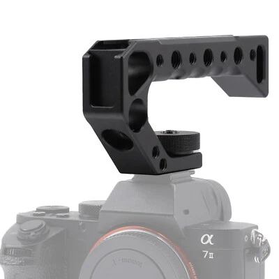 Cold Shoe Mount Cheese Handle Top Handle Grip for DSLR Camera Cage Rig1/4"-20 - Image 1 of 4