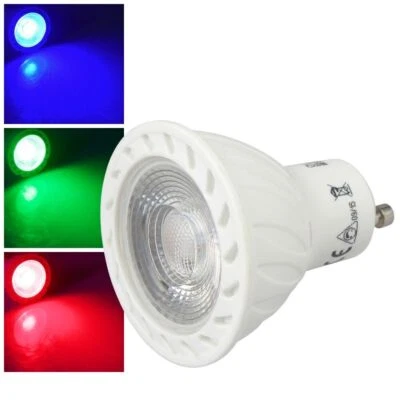 LED Strahler GU10 230V 5W "LDS-50" ein-farbiges Leuchtmittel Lampe Spot Birne - Bild 1 von 3