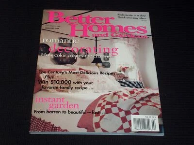 1999 FEBRUARY BETTER HOMES & GARDENS MAGAZINE - ROMANTIC DECORATING - E 2652 Foto 1 de 2