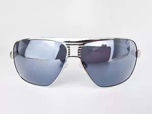 Gafas de sol Guess Aviator GU6512-10C-66 lente espejo humo níquel NUEVAS auténticas - Imagen 1 de 8