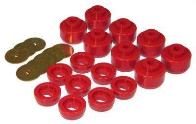 Prothane Body& Cab Mounts 16 Bushing Kit Red for Silverado Sierra 1500 / 2500 - Image 1 of 3